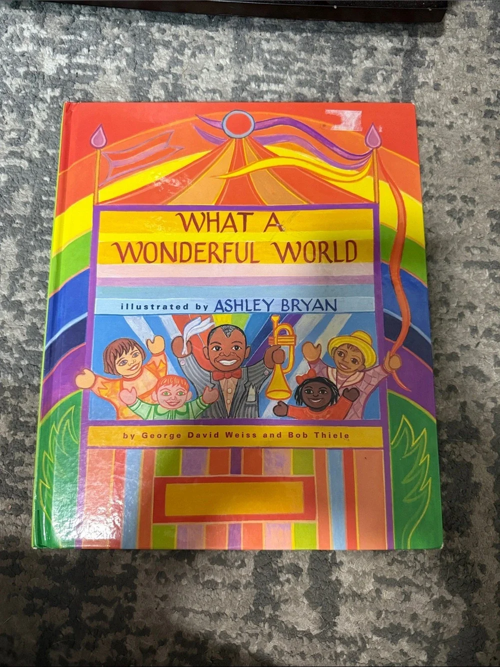 Scholastic What a Wonderful World Rainbow Colored Illustrated Book